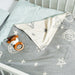 100% Cotton Jacquard Baby Blanket 80x100cm - Celestial Space Reversible-Blankets-Little Whitehouse