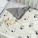 100% Cotton Jacquard Baby Blanket 80x100cm - Counting Sheep-Blankets-Little Whitehouse