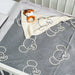 100% Cotton Jacquard Baby Blanket 80x100cm - Dumbo Delight Reversible-Blankets-Little Whitehouse