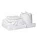 9 Piece Cot Bedding Set (Standard Change Mat) - White-Cot Bedding Sets-Little Whitehouse