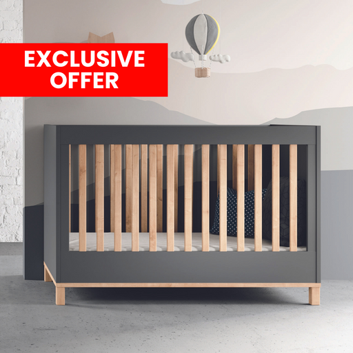 Altitude Graphite Cot, Compactum & Changer Bundle