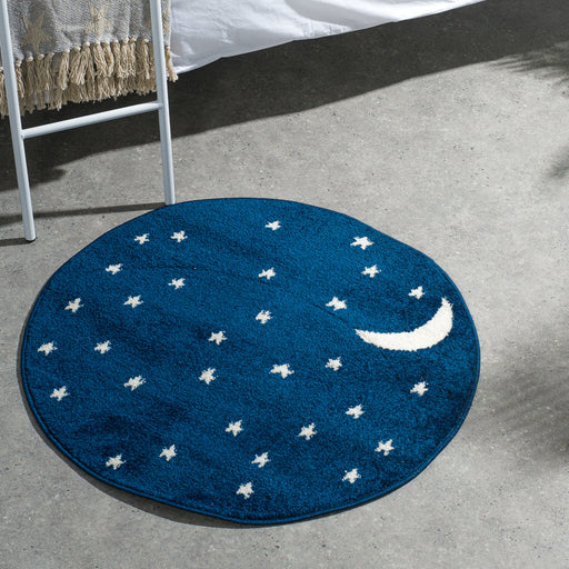 Echo Carpet - Dark Blue-Rugs-Little Whitehouse