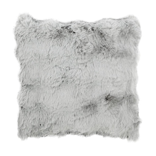 Faux Fur Scatter - Light Grey-Throw Pillows-Little Whitehouse