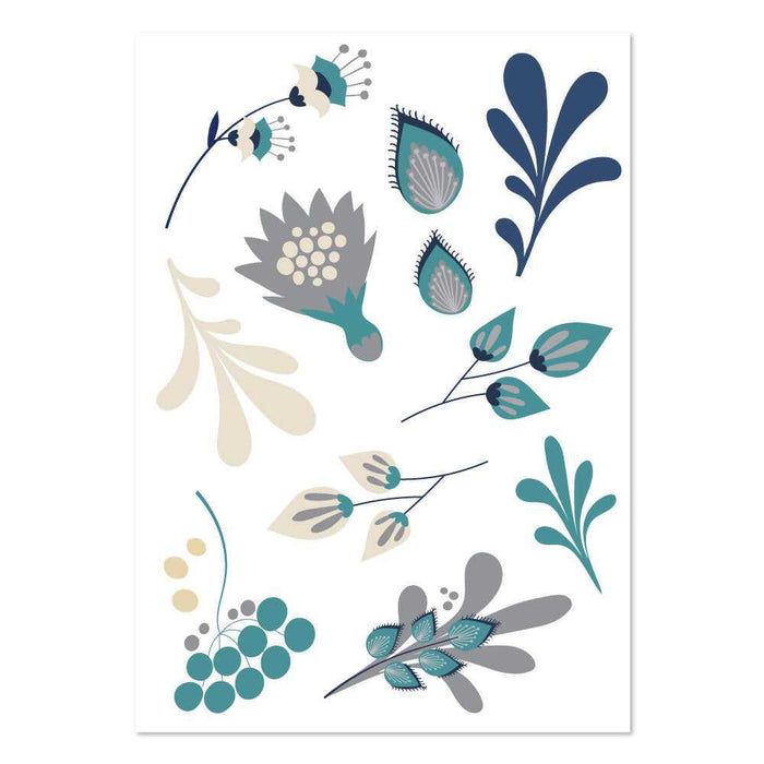 Forest Friends Decals - Teal