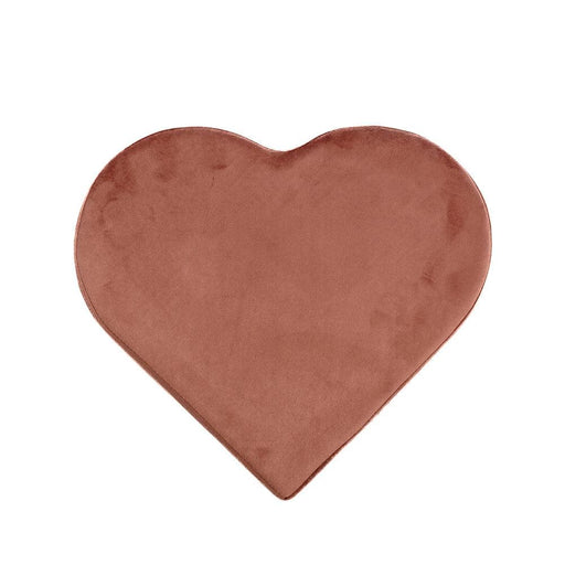 Heart Storage Stool - Dusty Rose-Storage Ottomans-Little Whitehouse