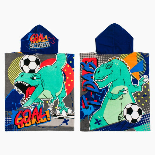 Hooded Beach Towel - T-Rex