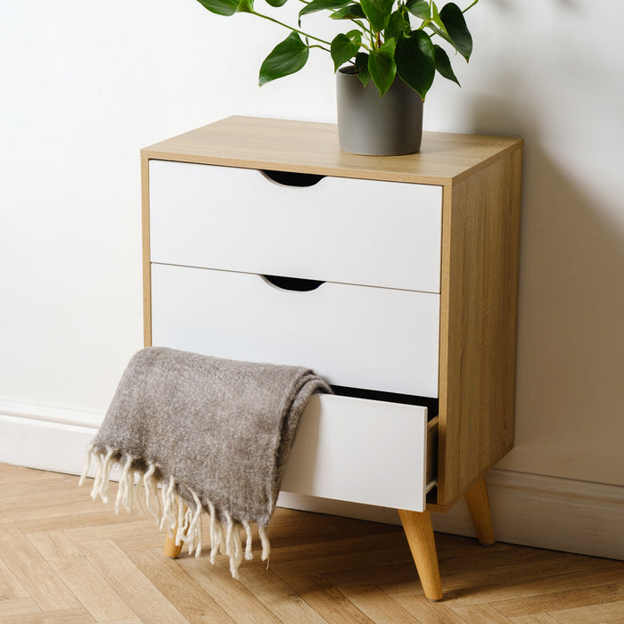 Kelsey 3 Drawer Dresser-Dressers-Little Whitehouse