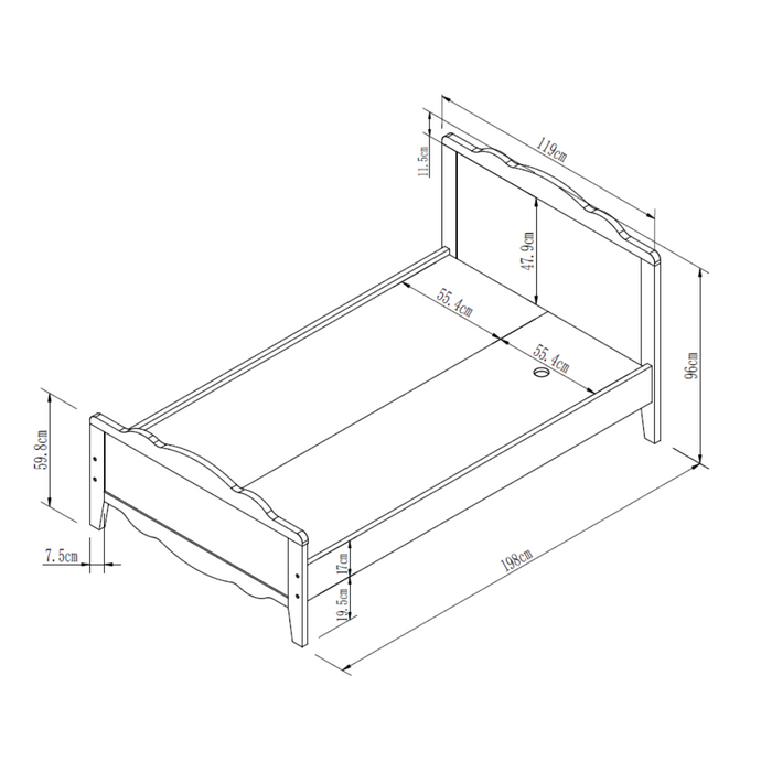 Kelsey Underbed-Beds & Bed Frames-Little Whitehouse