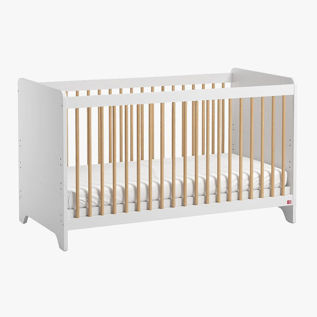 Leaf Cot Bed 70X140 White Little Whitehouse