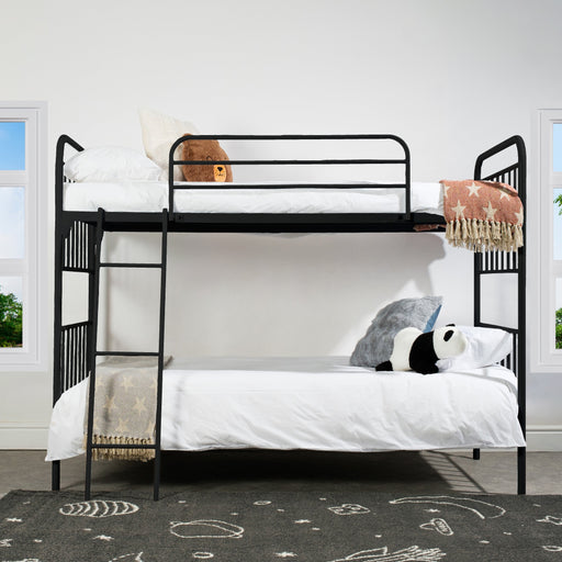 Mia Bunk Bed - Black-Beds & Bed Frames-Little Whitehouse