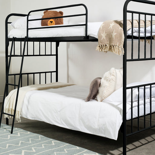 Mia Bunk Bed - Black-Beds & Bed Frames-Little Whitehouse