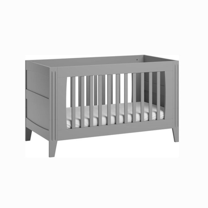 Milenne Cot (70x140) - Grey-Cribs & Toddler Beds-Little Whitehouse