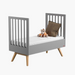 Nautis Cot Bed (70x140) - Grey/Oak