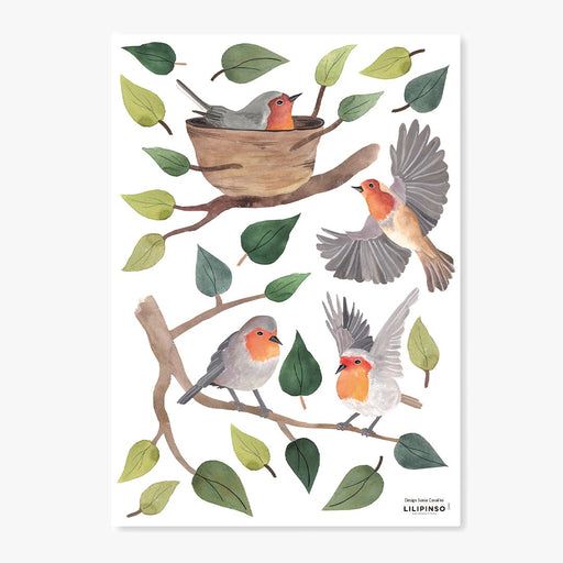 Robins Redbreast Wall Decals