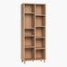 Simple Double Bookcase - Oak