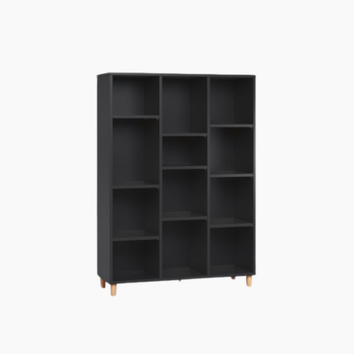 Simple Low Bookcase - Black