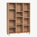 Simple Low Bookcase - Oak