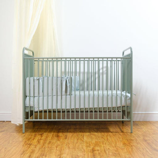 Skylar Convertible Cot Bed (66x132) - Gold / Sage Green