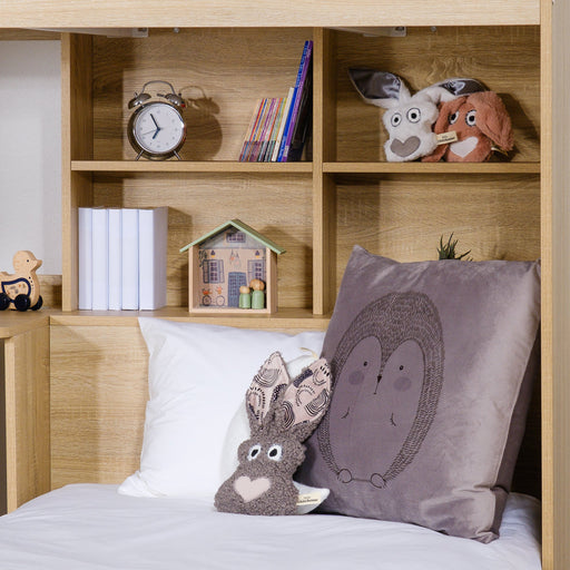 Toddler Scatter - Hedgehog - Grey Velvet