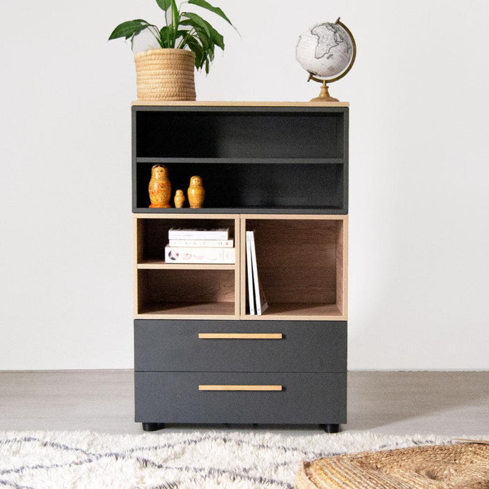 Tom Tom Bookcase - Charcoal